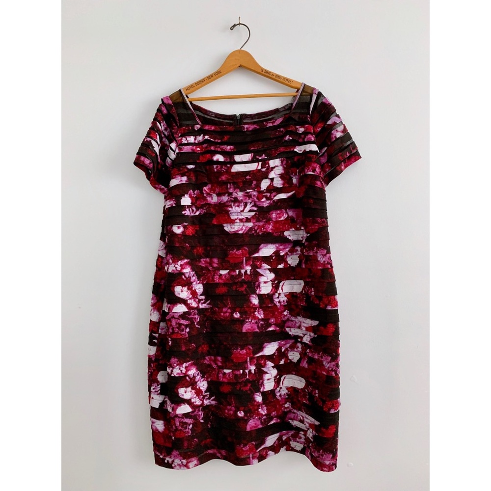 Adrianna Papell Classy Ruffled Bodycon Dress